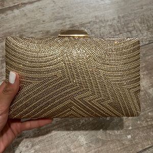 Lulu Townsend cristal golden purse